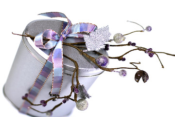 Image showing metal gift box