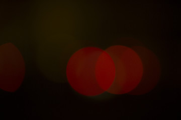 Image showing Colorful bokeh on black background