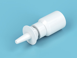 Image showing Nasal spray bottle