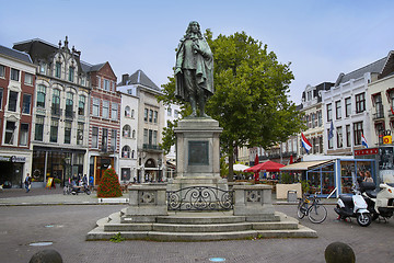 Image showing The Hague, The Netherlands - August 18, 2015: A statue of Johan 