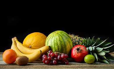 Image showing various fresh fruits