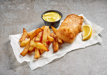 Image showing Fish and Chips