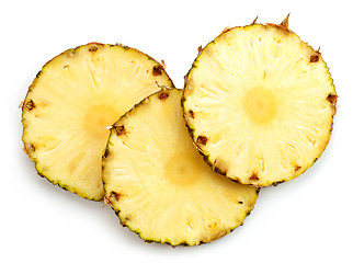 Image showing slices of pineapple