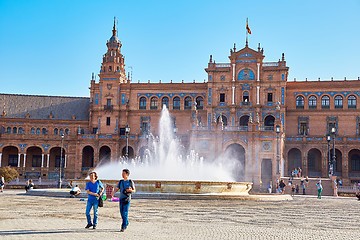 Image showing Spain Square, Sevilla, Spain