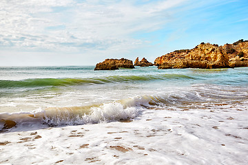 Image showing Beach of Algarve, Portugal