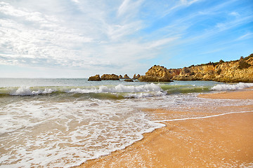 Image showing Beach of Algarve, Portugal
