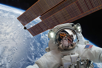 Image showing Astronaut in outer space