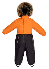 Image showing Childrens snowsuit fall