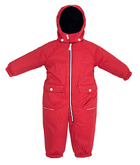 Image showing Childrens snowsuit fall