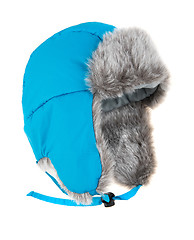 Image showing Warm fur cap