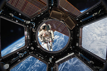 Image showing Astronaut in outer space