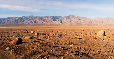 Image showing Panamint Range Mountains Death Valley National Park California