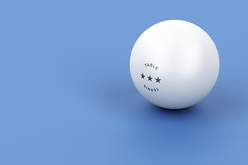 Image showing Ping pong ball