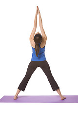 Image showing Woman in Yoga Position