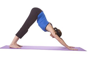 Image showing Woman in Yoga Position