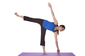 Image showing Woman in Yoga Position