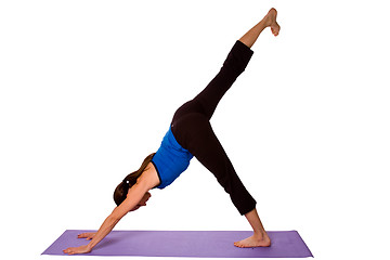 Image showing Woman in Yoga Position