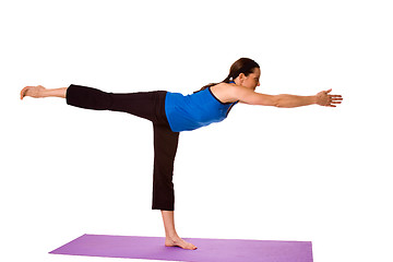 Image showing Woman in Yoga Position