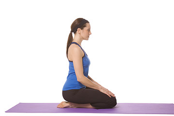 Image showing Woman in Yoga Position