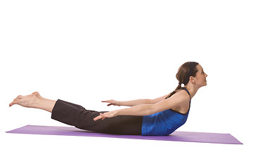 Image showing Woman in Yoga Position