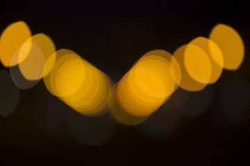 Image showing Colorful bokeh on black background