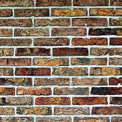 Image showing Multi Colored Bricks Background