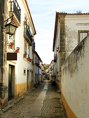 Image showing Medieval Street in Obidos