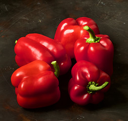 Image showing Red Bell Peppers