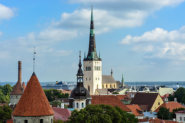 Image showing Oleviste Church in Tallinn.