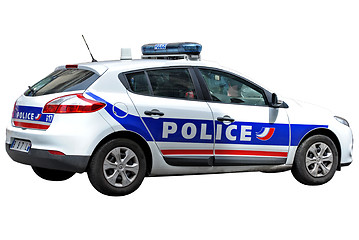 Image showing French police car.