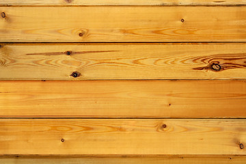 Image showing Wall of timber.