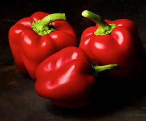 Image showing Red Bell Peppers