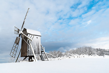 Image showing Old traditional windmill