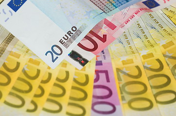 Image showing European notes