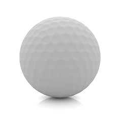 Image showing Golf ball. 3D rendering