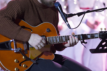 Image showing Guitar Player