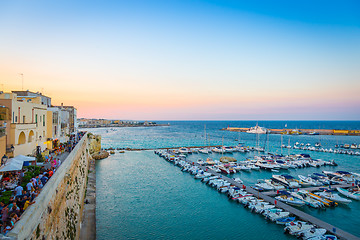 Image showing OTRANTO, ITALY - AUGUST 23, 2017 - panoramic view from the old t