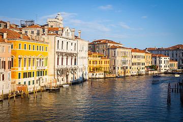 Image showing Venice view at sunrise