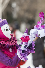 Image showing Hands Detail - Annecy Venetian Carnival 2013