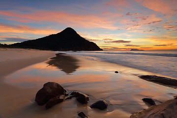 Image showing Reflections Zenith Beach Port Stephens