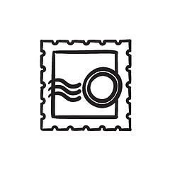 Image showing Philately sketch icon.