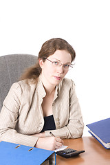 Image showing Portrait of the business woman I