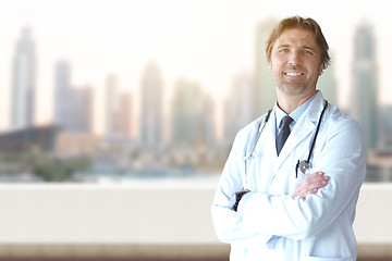 Image showing Senior doctor in hospital room