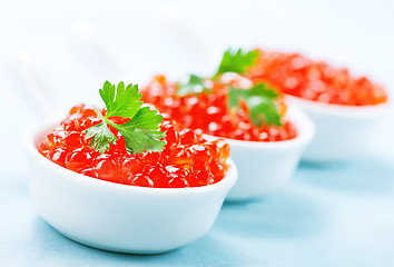 Image showing salmon caviar