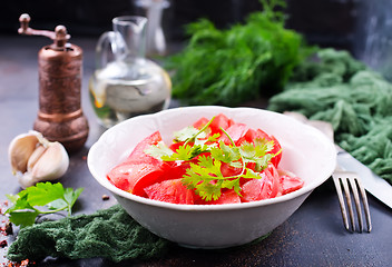 Image showing tomato salad