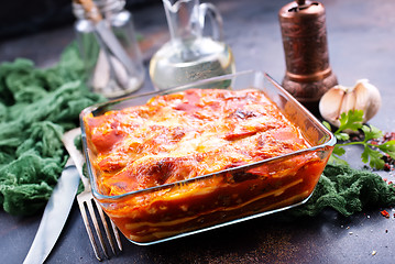 Image showing lasagna