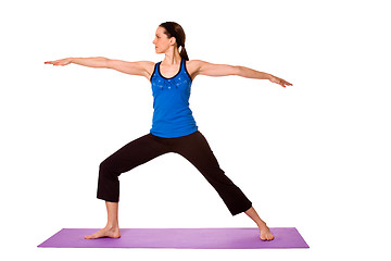 Image showing Woman in Yoga Position