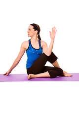 Image showing Woman in Yoga Position