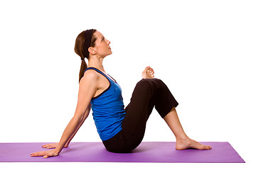 Image showing Woman in Yoga Position