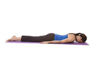 Image showing Woman in Yoga Position